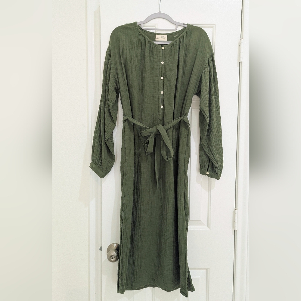100% Cotton Midi Dress